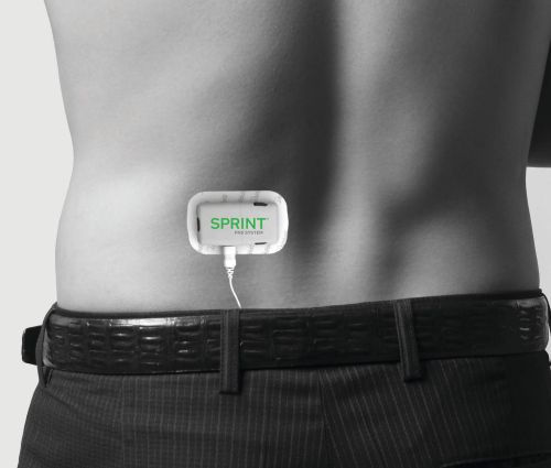 SPRINT device on patient's back