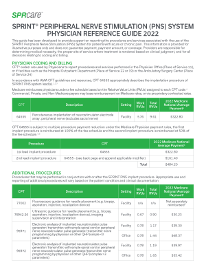 2022 SPRINT Physician Reference Guide